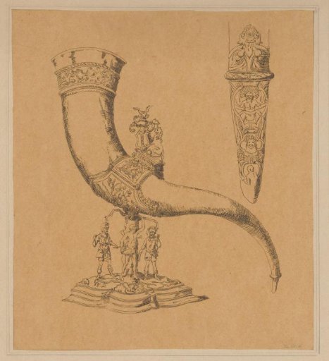 Drinking horn of the Amsterdam crossbow guild