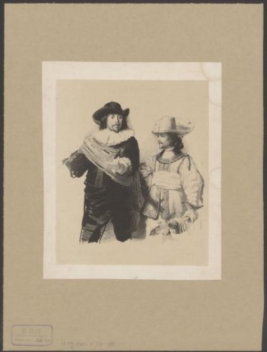 Captain Frans Banninck Cocq and lieutenant Willem van Ruytenburch