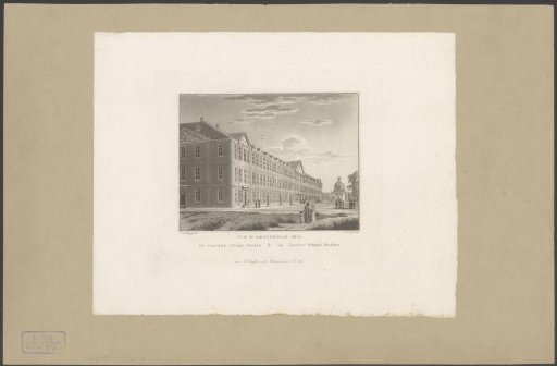 View of the Oranje-Nassau Barracks in Amsterdam