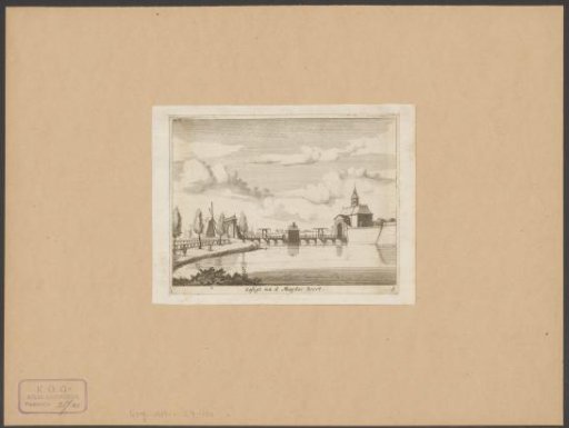 View of the First Muiderpoort in Amsterdam