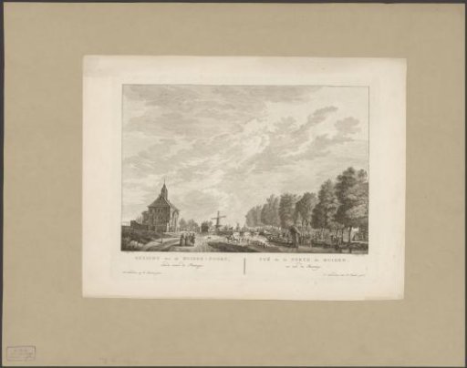View of the First Muiderpoort in Amsterdam