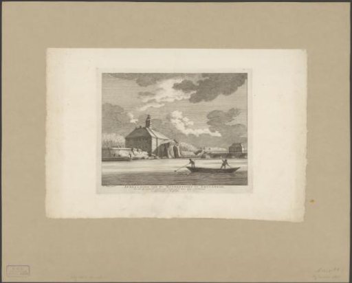 View of the Subsided First Muiderpoort in Amsterdam from the Singelgracht