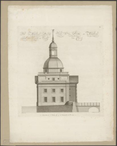 Side of the Second Muiderpoort in Amsterdam