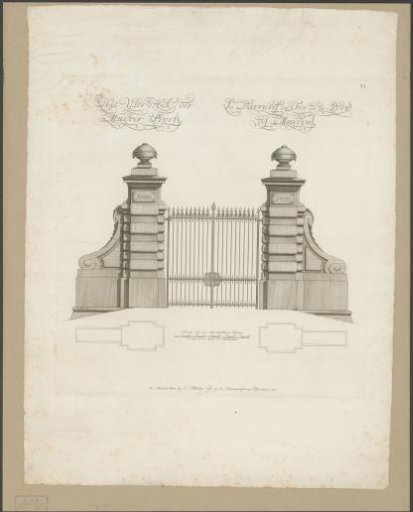 Gate of the Second Muiderpoort in Amsterdam