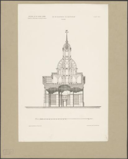 Cross-section of the Second Muiderpoort