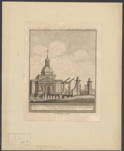 View of the Second Muiderpoort in Amsterdam
