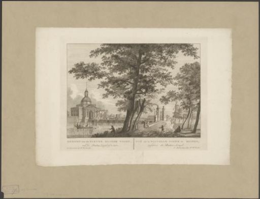 View of the Second Muiderpoort in Amsterdam