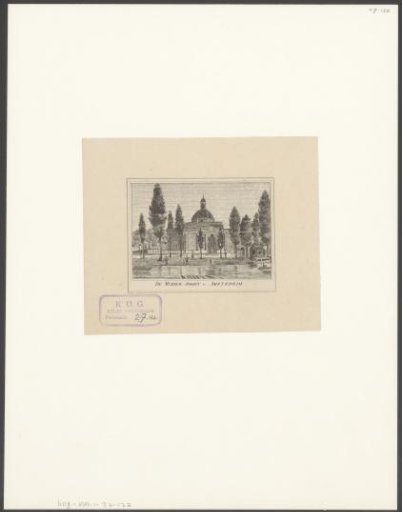 View of the Second Muiderpoort in Amsterdam