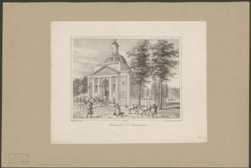 View of the Second Muiderpoort in Amsterdam