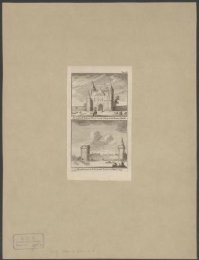 View of the Sint-Antoniespoort, the Rondeel and the Swych Utrecht tower in Amsterdam