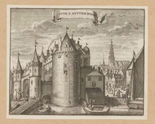View of the First Sint-Antonies Gate in Amsterdam, 1544