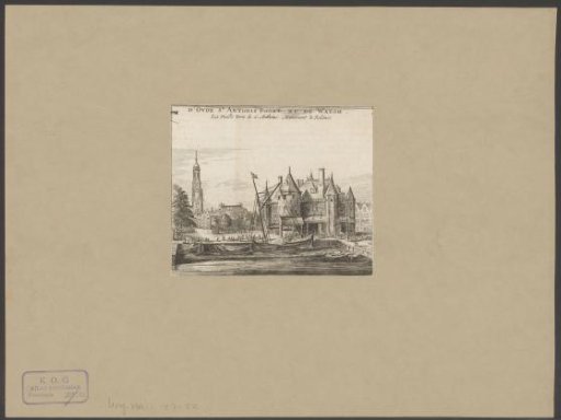 View of the Waag on the Nieuwmarkt in Amsterdam