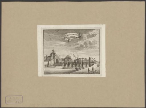 View of the Second Sint-Antonies Gate in Amsterdam