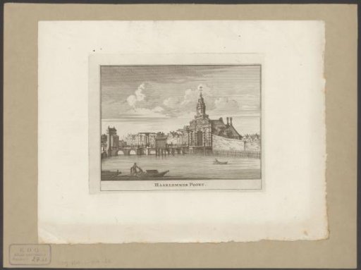 View of the Fourth Haarlemmerpoort in Amsterdam
