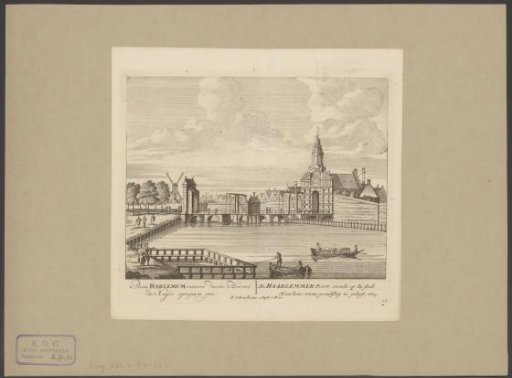 View of the Haarlemmerpoort in Amsterdam
