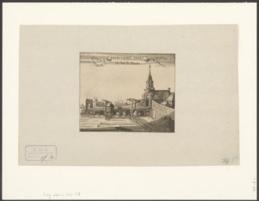 View of the Haarlemmerpoort in Amsterdam