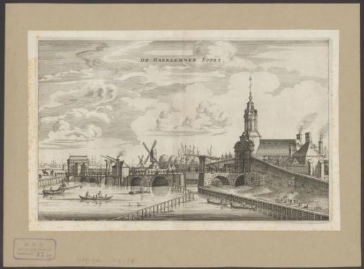 View of the Haarlemmerpoort in Amsterdam