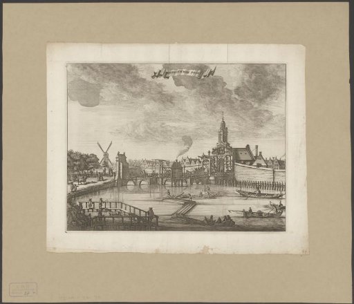 View of the Haarlemmerpoort in Amsterdam
