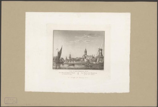 View of the Haarlemmerpoort in Amsterdam