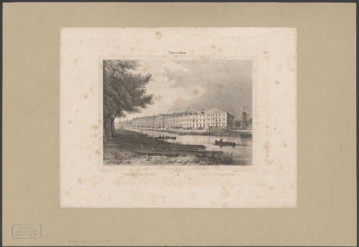 View of the Oranje-Nassau Barracks in Amsterdam