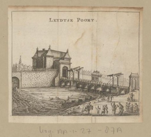 View of the Leidsepoort in Amsterdam