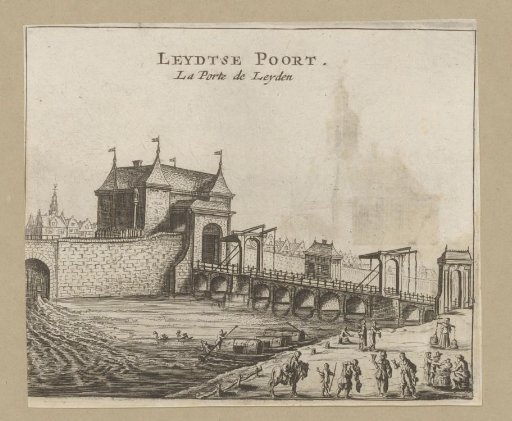 View of the Leidsepoort in Amsterdam