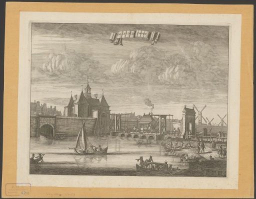 View of the Leidsepoort in Amsterdam
