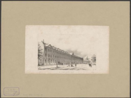 View of the Oranje-Nassau Barracks in Amsterdam