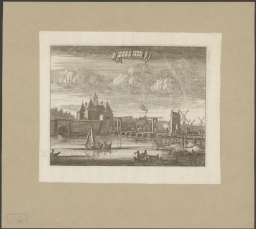 View of the Leidsepoort in Amsterdam