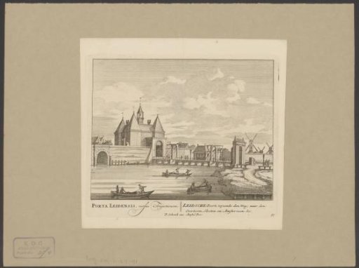 View of the Leidsepoort in Amsterdam