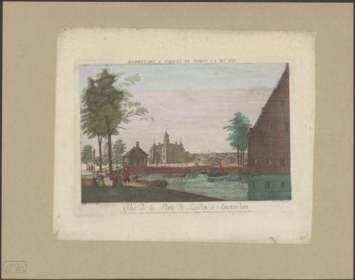 View of the Leidsepoort in Amsterdam