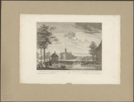 View of the Leidsepoort in Amsterdam
