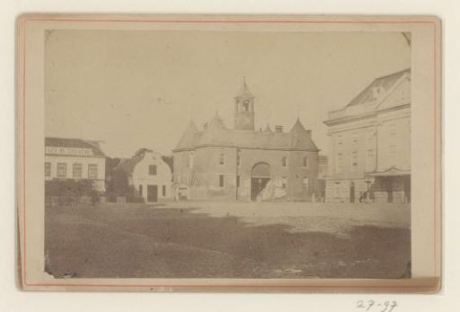 View of the Former Leidsepoort and the Wooden Theatre in Amsterdam