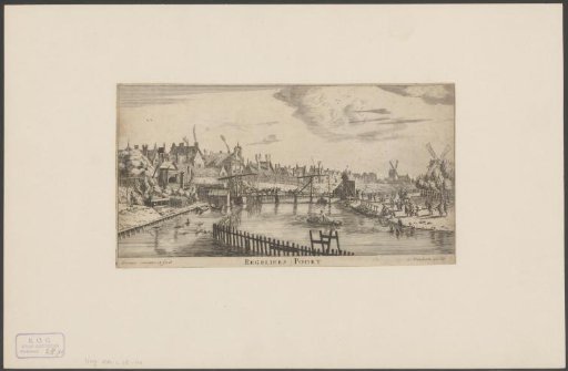 View of the Second Regulierspoort in Amsterdam