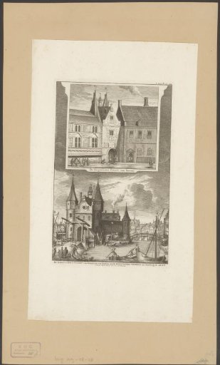 Regulierspoort and the inn De Munt in Amsterdam