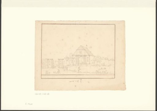 View of a building, possibly a city gate