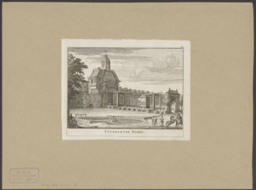 View of the Utrecht Gate in Amsterdam
