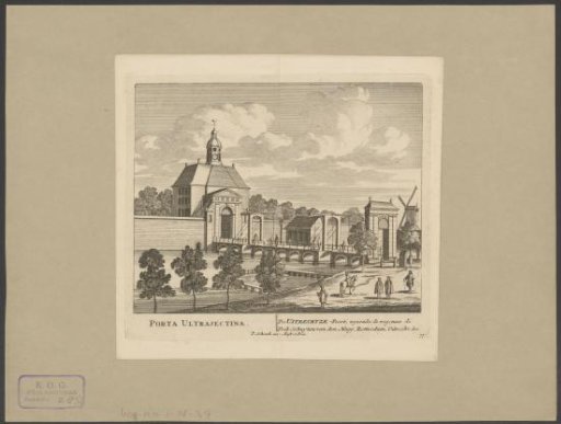 View of the Utrecht Gate in Amsterdam