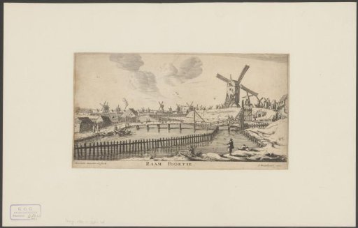 View of the Raampoort in Amsterdam