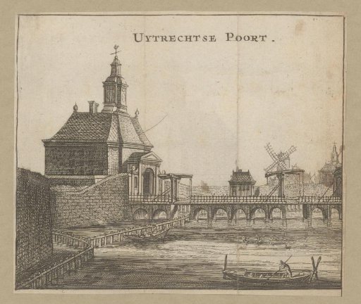 View of the Utrecht Gate in Amsterdam