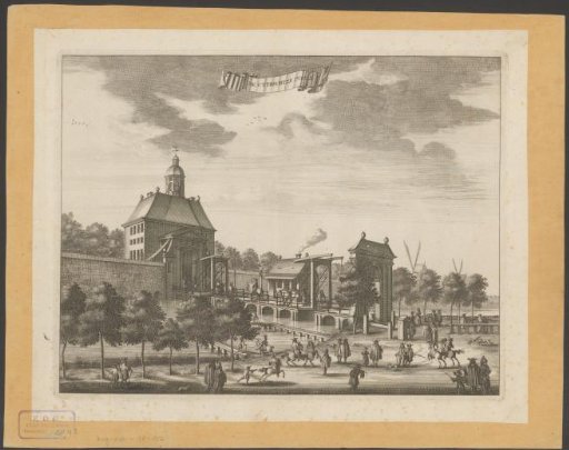 View of the Utrecht Gate in Amsterdam
