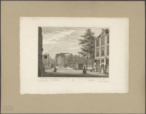 View of the Utrecht Gate in Amsterdam