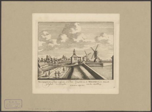 View of the Weesp Gate in Amsterdam