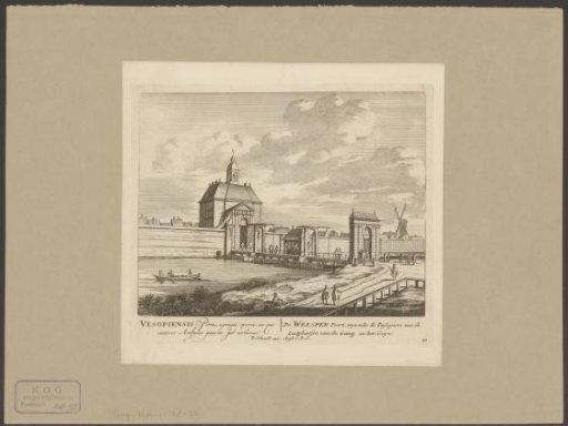 View of the Weesperpoort in Amsterdam