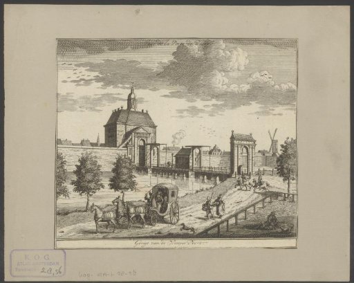 View of the Weesperpoort in Amsterdam