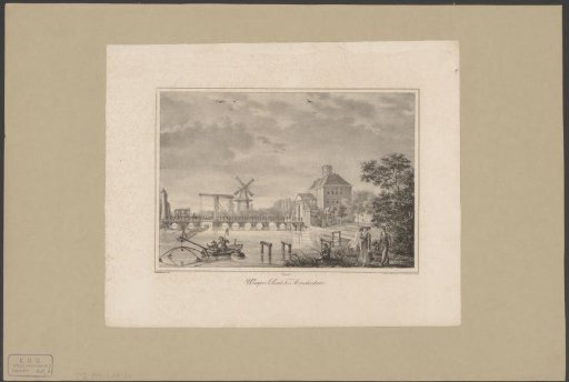 View of the Weesp Gate in Amsterdam