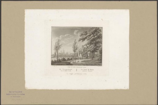 View of the Weesp Gate in Amsterdam