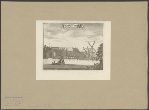 View of the Wetering Gate in Amsterdam