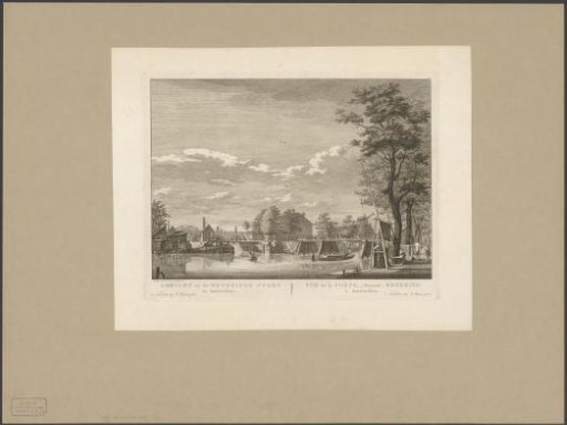 View of the Weteringpoort in Amsterdam