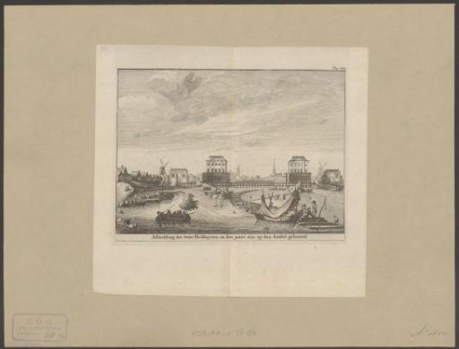 View of the two Blokhuizen in the Amstel, 1651-1654